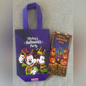 2024 Mickey’s Not So Scary Halloween treat bag and map